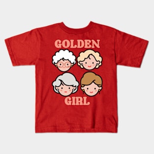 Golden Girls Cartoon Model Kids T-Shirt